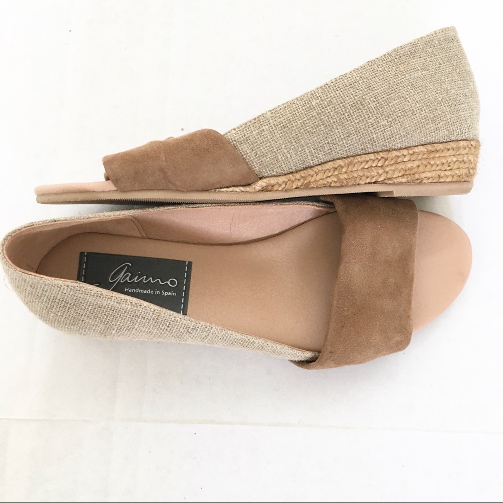 Gaimo Espadrilles Wedge Sandals Size 7
